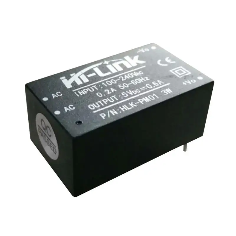 

HLK-PM01 HLK-PM03 HLK-PM12 AC-DC 220V to 5V/3.3V/12V Mini Power Supply Module Intelligent Household Switch Power Module