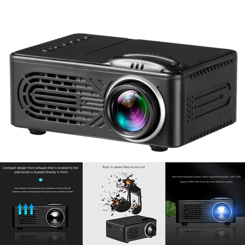 

Светодиодный проектор, проектор с поддержкой ПК, ноутбука, USB-накопитель, USB, SD, AV, HDMI-вход для видеоигр
