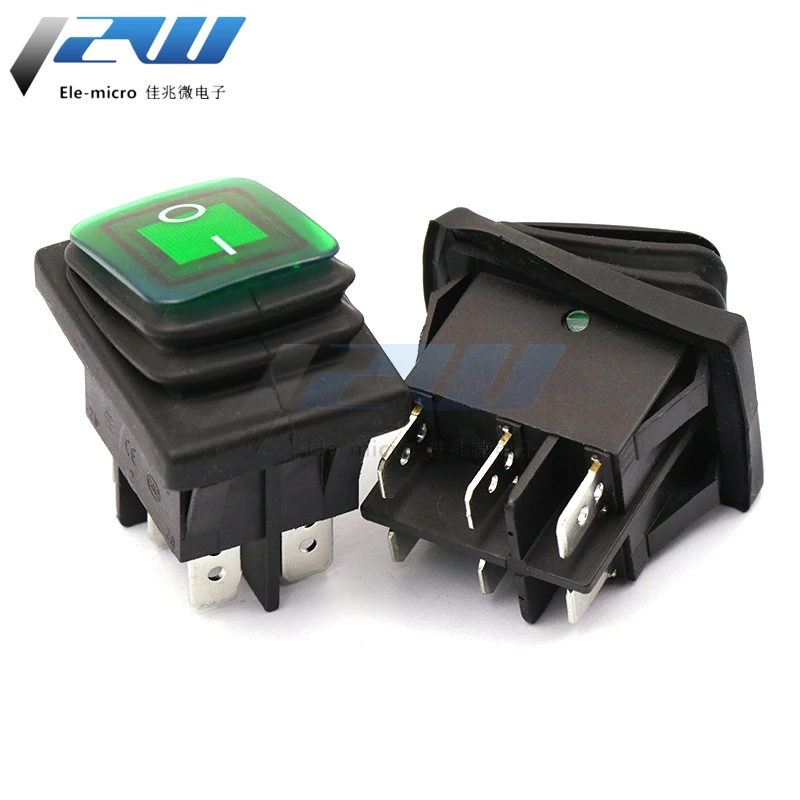 Водонепроницаемый клавишный переключатель элемент RL2 шесть контактов 2 передачи