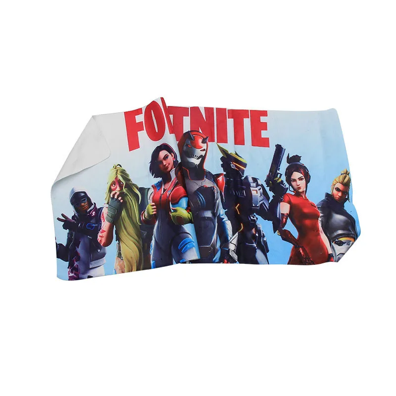 Новое периферийное полотенце Fortnite с мультипликационным цифровым принтом