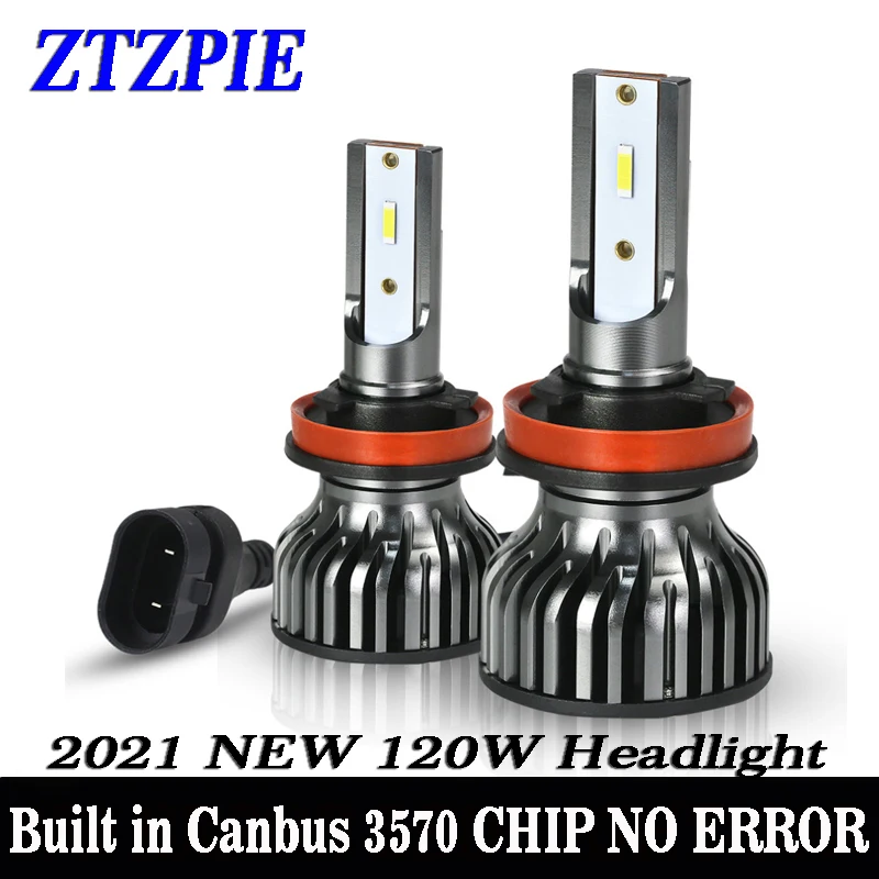 ZTZPIE 20000LM 60 Вт 120 6000 К 9005/HB3 9006/HB4 H1 H8 H7 H4 H11 H9 светодиодный головной светильник супер