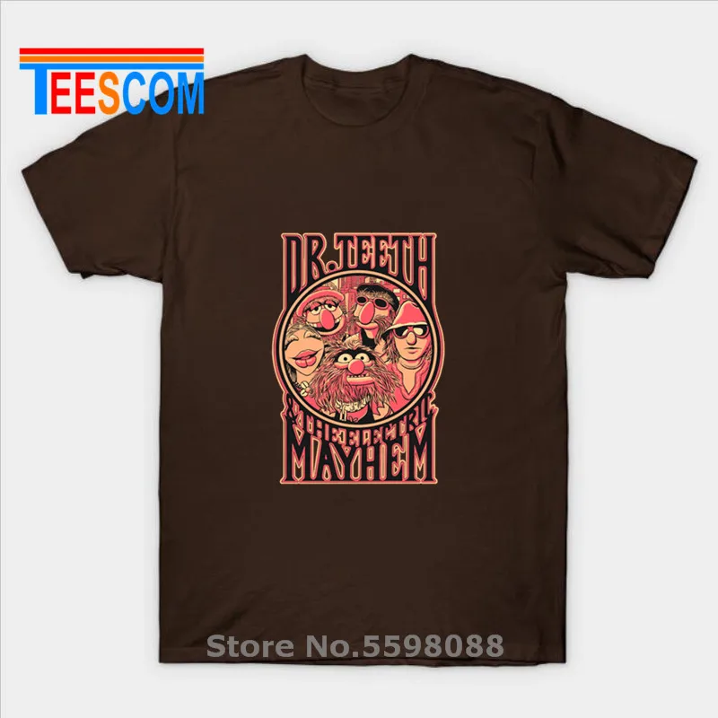 Забавные футболки для ТВ шоу Geeky Dr. Teeth новые классические из аниме фильмов