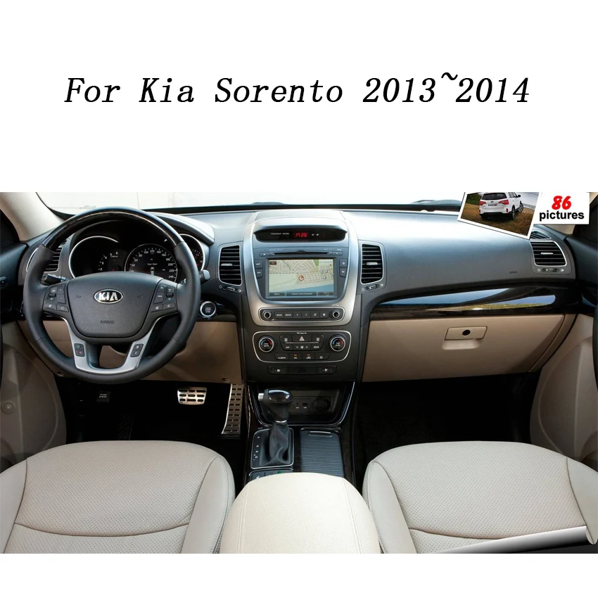 Автомагнитола YESSUN с большим экраном DVD плеер на Android для Kia Sorento XM 2013 ~ 2014 стерео