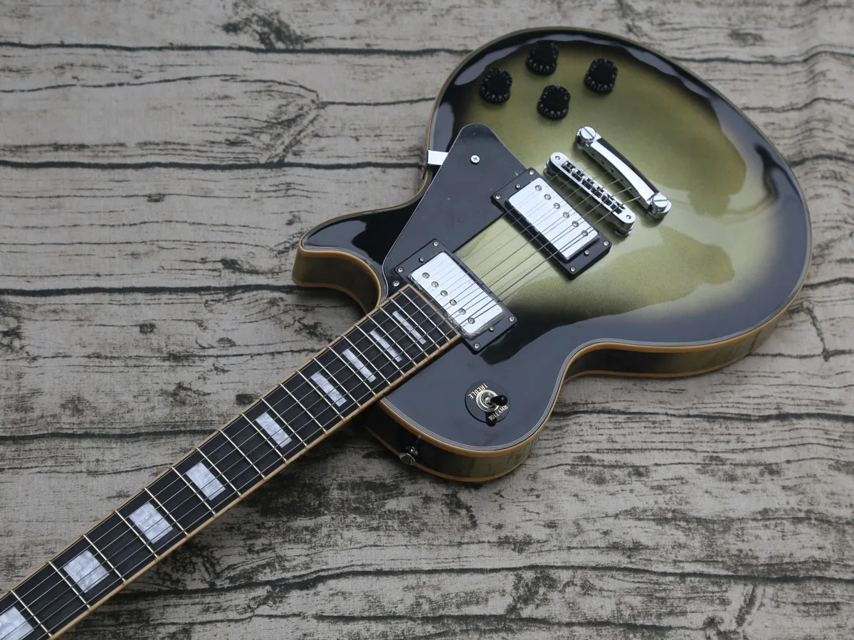 

Custom Electric Guitar, Adam Jones Vintage Silver Burst Guitar, Vintage Binding Over Frets, Ebony Fingerboard, Quality Guitar