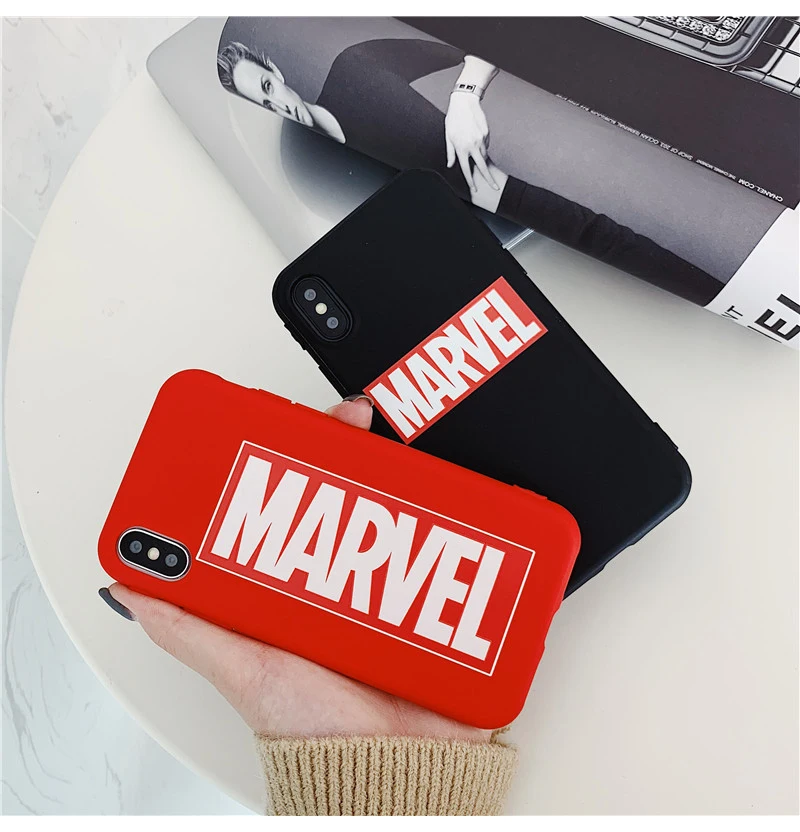 Для iPhone 11 Pro 7 8 6s Marvel hero Мстители чехол для телефона для iPhone 11 Pro Max X XS 6 6s 7 8 Plus Мягкий силиконовый чехол
