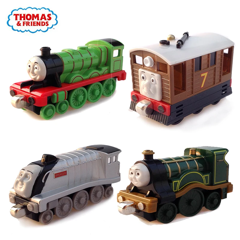 Настоящая игрушка Thomas and Friends из сплава Маленький поезд Эдвард Дюк Майк Лорри Детские игрушки магнитный локомотив.