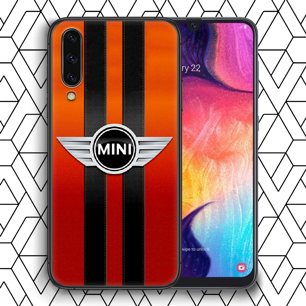 

Mini Cooper Sport Car Phone Case Cover For Samsung Galaxy A 8 10 11 20E 21 30 40 50 51 70 71 81 S Black Cover Soft Prime Pretty