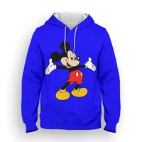 cartoon anime clothes for boy girl kids disney mickey mouse 3d print women hoodies spring autumn oversized men sweatshirts