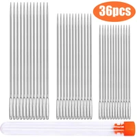 kaobuy 36 pcs 1 65in 1 97in 2 4in stainless steel large eye needles cross stitch needles embroidery tool household sewing tool