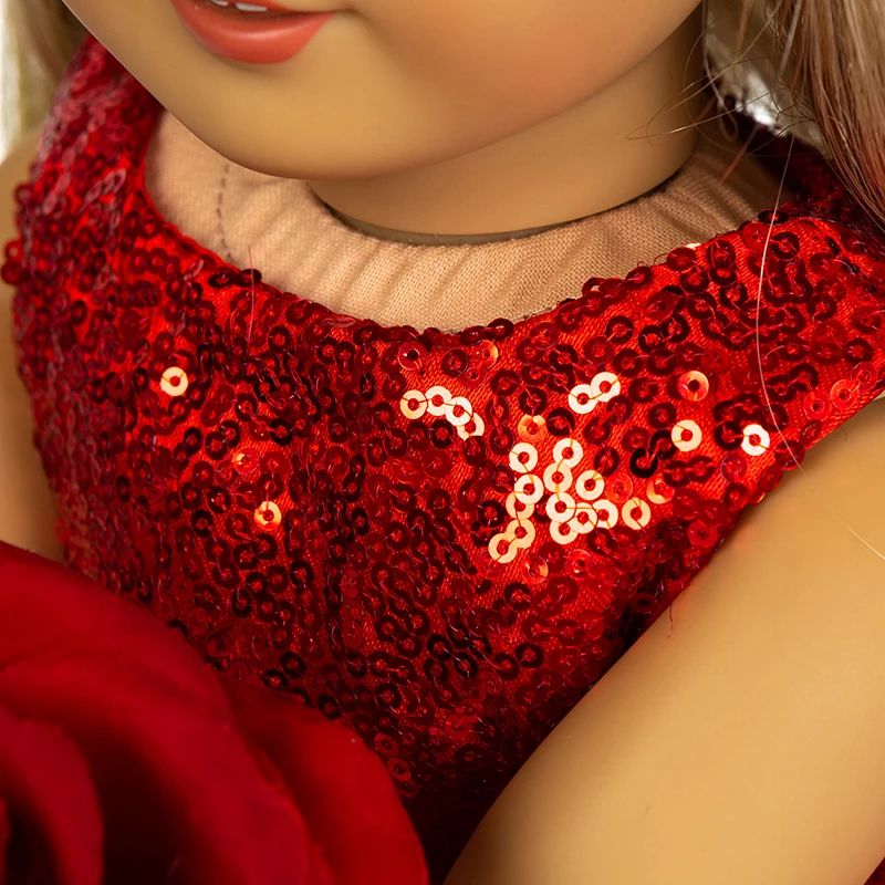 Симпатичная Юбка с экраном подходит для американской девочки 18 дюймовых кукол