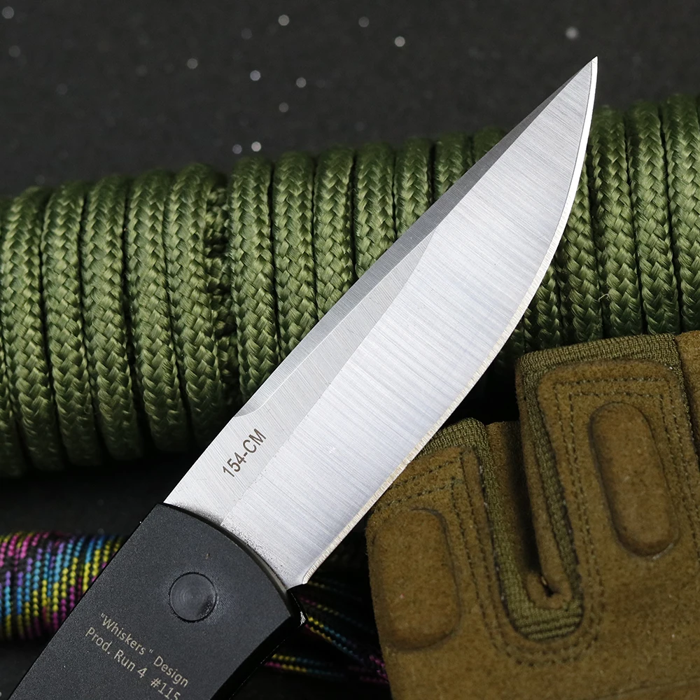 Новый волшебный складной нож JUNSHENG D2 bladeалюминиевый сплав + цветная ручка из
