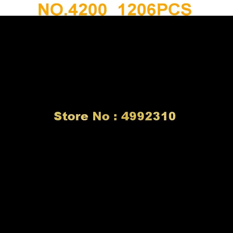 1206 шт. технология Mach Ii Red Bird Rig самолет грузовик строительный блок игрушка|Блочные