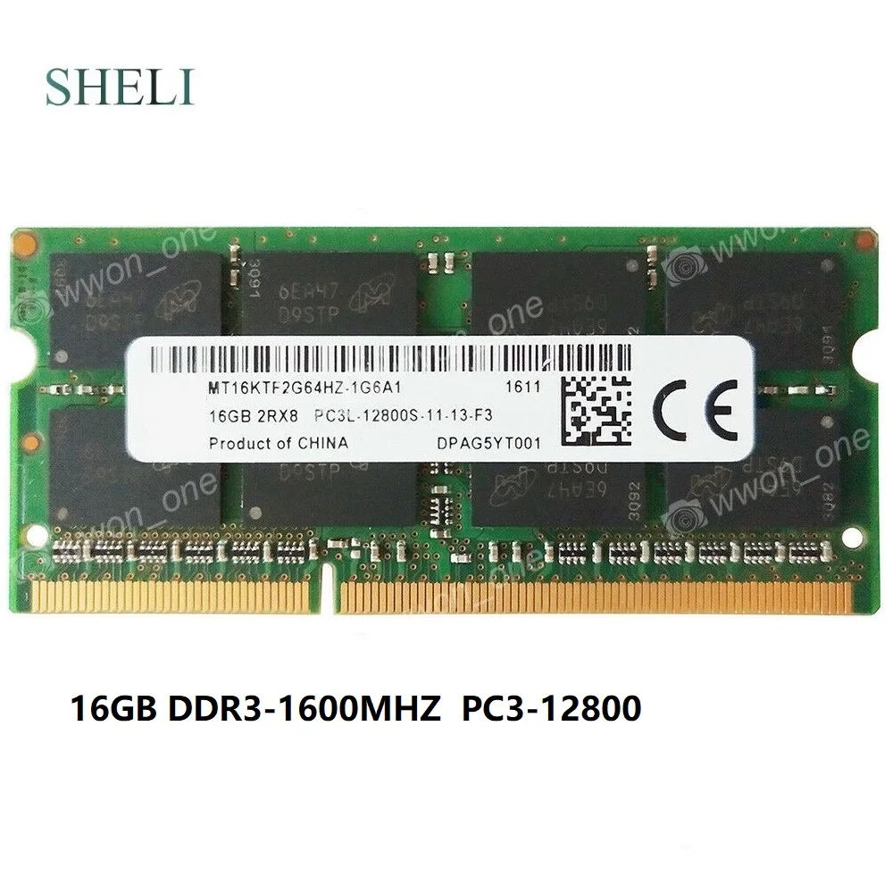 

SHELI 4GB 8GB PC3-8500 / 10600/12800 14900 DDR3-1066Mhz 1333Mhz 1600Mhz 1866Mhz DDR4-2133 2400 2666MHZ SO-DIMM Laptop Memory Ram