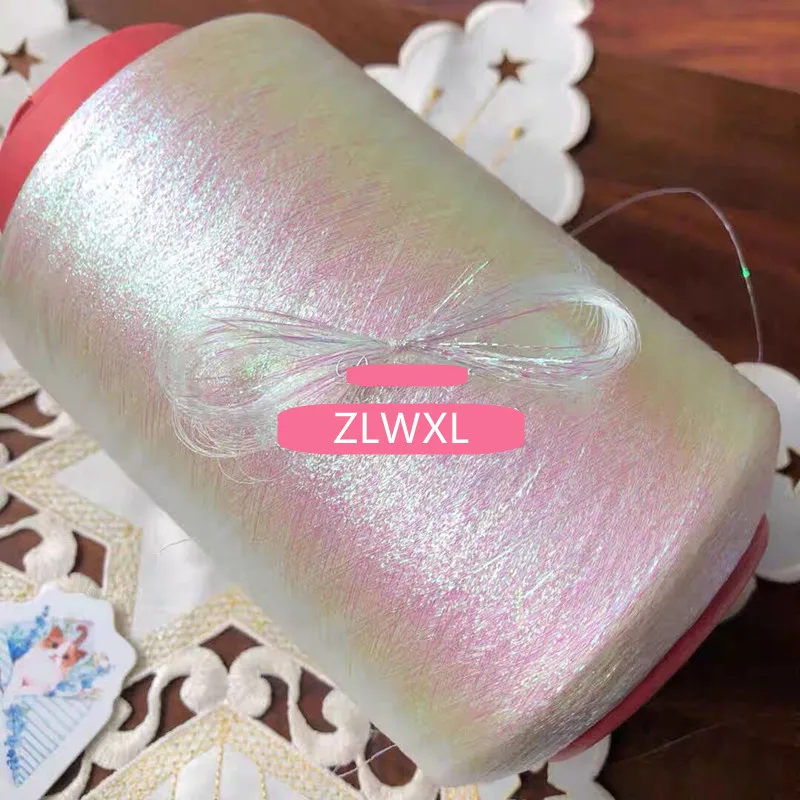 1000g/Spool Gold Silver Bright Yarn With Wool DIY For Knitting Sweater Scarf Hat пряжа Yarn | Дом и сад