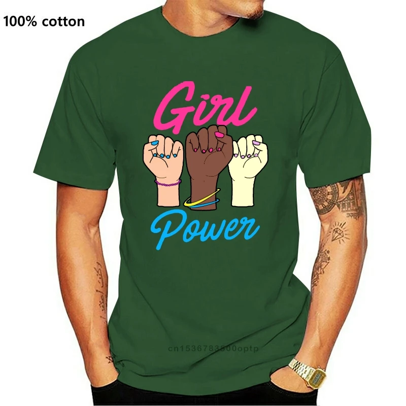 

Новинка, Мужская Футболка GIRL POWER Great Феминистская Женская Мужская футболка, Женская Мужская футболка, футболки, Топ