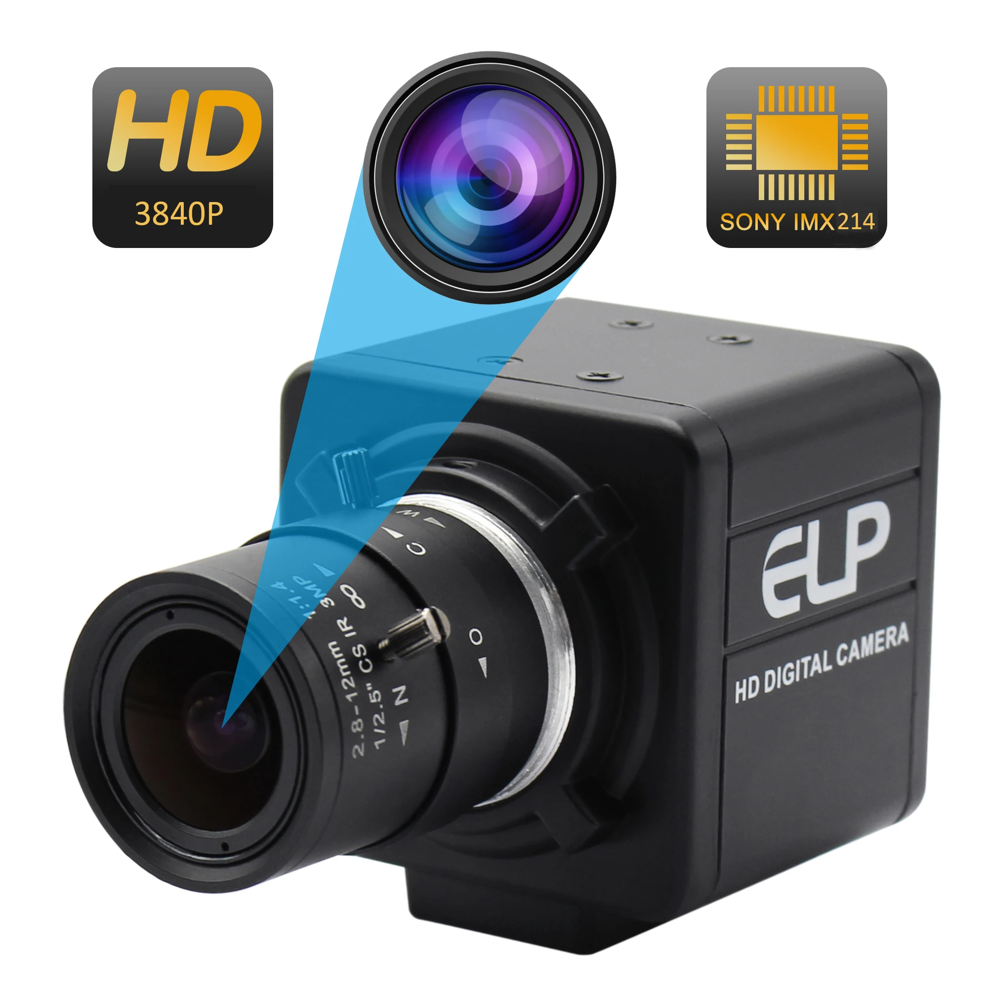 Веб-камера 13 МП USB 5-50 мм варифокальный объектив | Спорт и развлечения