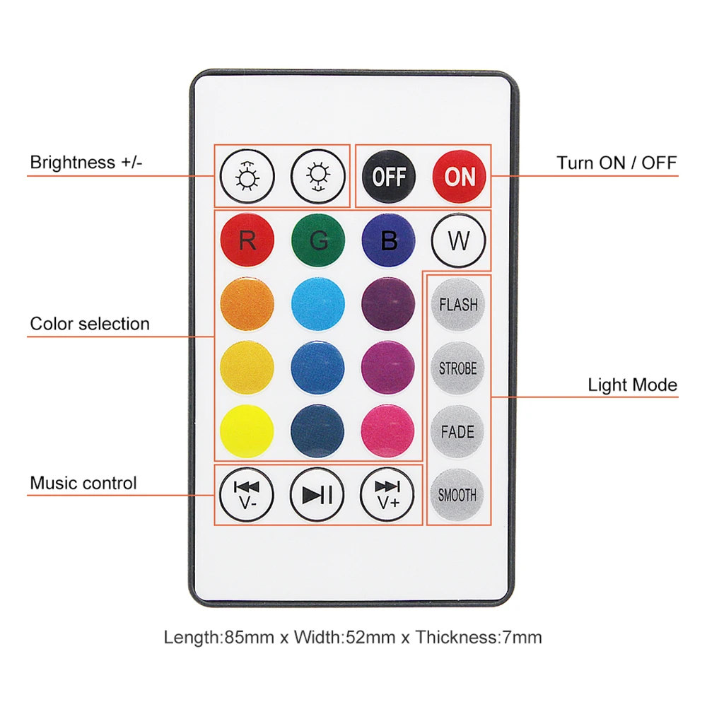 Smart LED Bulb E2712W RGB Light Wireless Bluetooth Audio Speaker Music Playing Dimmable Lamp with Remote Mobile APP Control | Лампы и