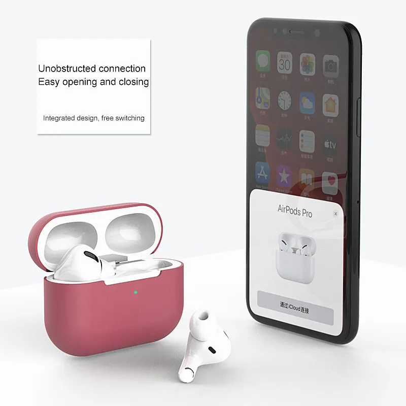 1 шт. силиконовый чехол для наушников Airpods Pro | Электроника