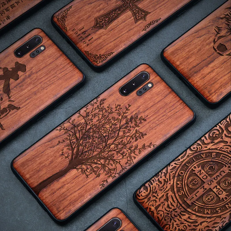 Wood Case For iPhone 11 Pro Max 7 6 6S 8 Plus X XR XS Phone Cover Samsung Galaxy S9 S10 Note 9 10 |