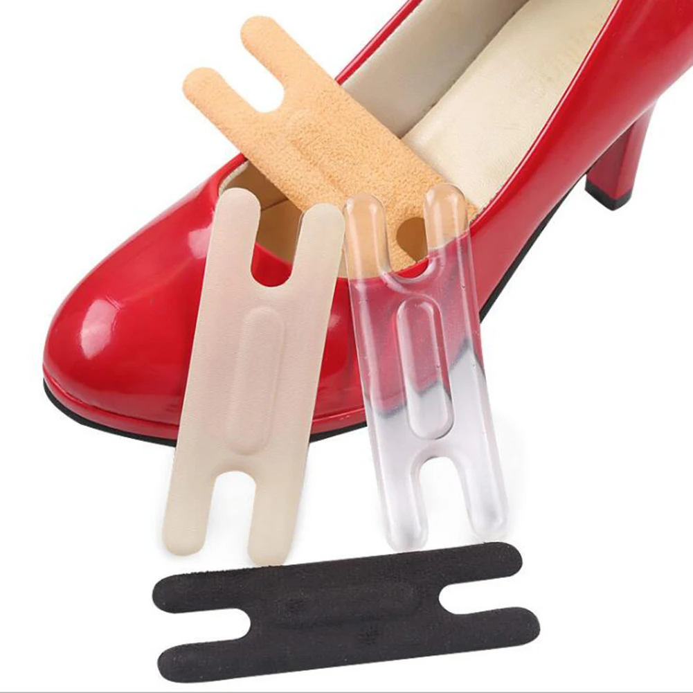 Утолщенные износостойкие невидимые прозрачные наклейки на пятки H образная