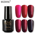 MIZHSE 7 мл Лак для ногтей металлический зеркальный эффект Vernis Полупостоянный УФ-лак для ногтей для маникюра Серебряная основа