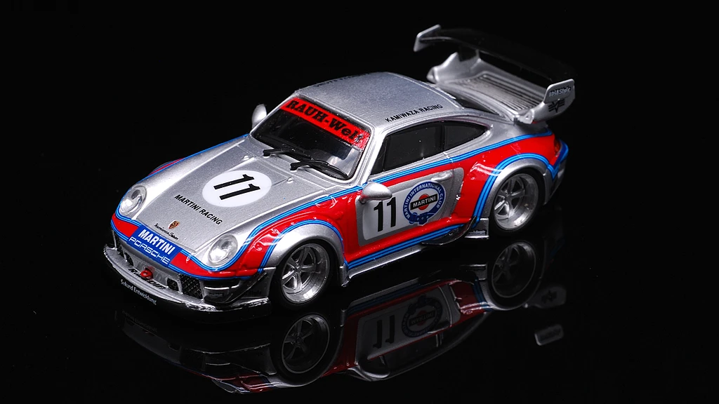 Модели CM 1/64 модель автомобиля Pors RWB 993 MARTINI серебряный литой автомобиль гоночный
