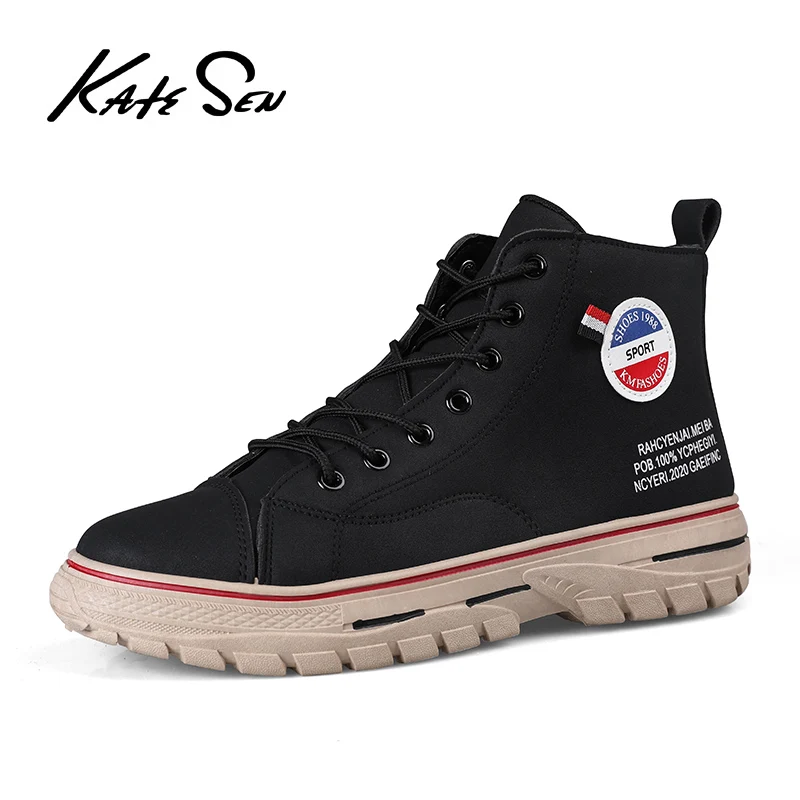 KATESEN/мужские ботинки модные тканевые рабочие удобные уличные Нескользящие