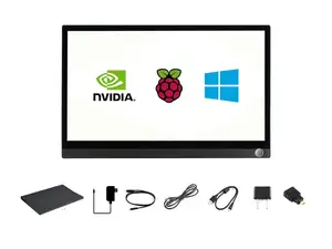 Waveshare 12,5 дюймовый универсальный портативный сенсорный монитор, HDMItype-C порт, 1920*1080 Full HD, ips экран, Sup порт s Pi, Jetson Nano...