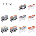 Соединители для проводов, универсальный разделитель проводов для электрика, компактное соединение проводки, рычаг коннектора для дома 0,08-2, 5 мм2