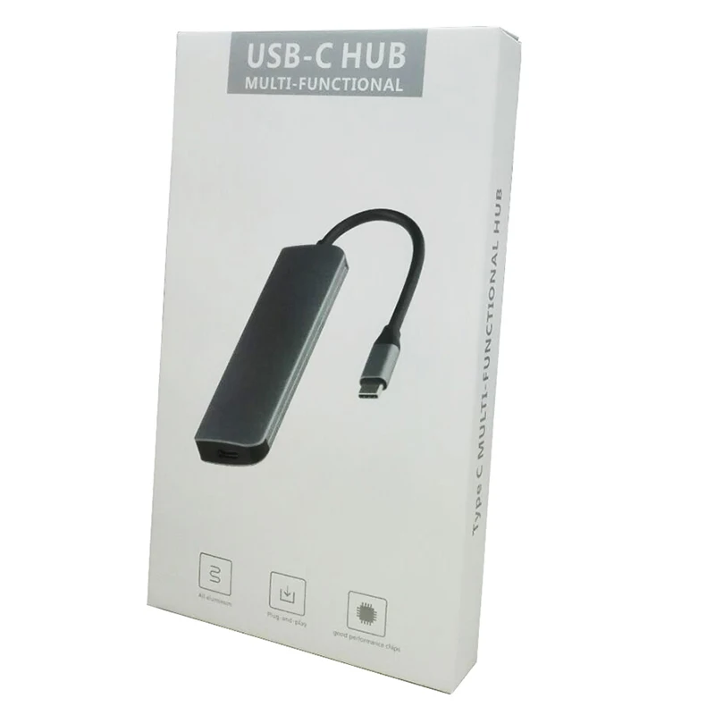 5 в 1 USB C концентратор 3 0 порт hdmi PD разветвитель адаптер для MacBook pro Samsung Galaxy S9 Huawei P20