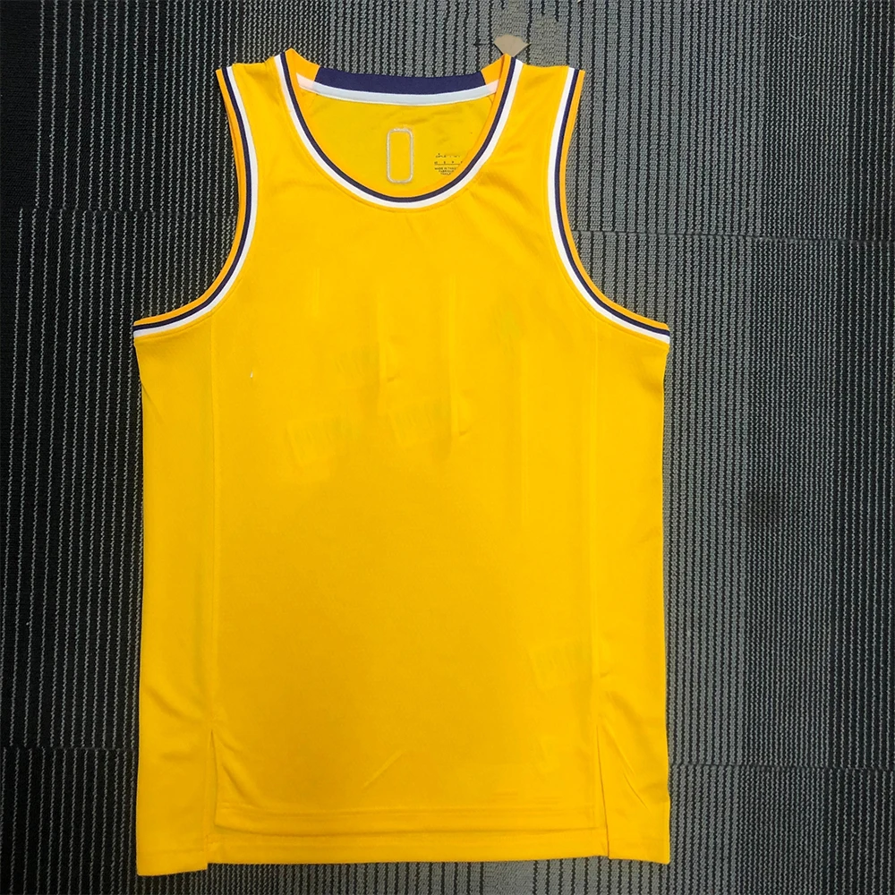 

Сезон 2022, желтая баскетбольная Джерси с логотипом команды Лос-Анджелеса, термопресс Джеймс Энтони Вестбрук