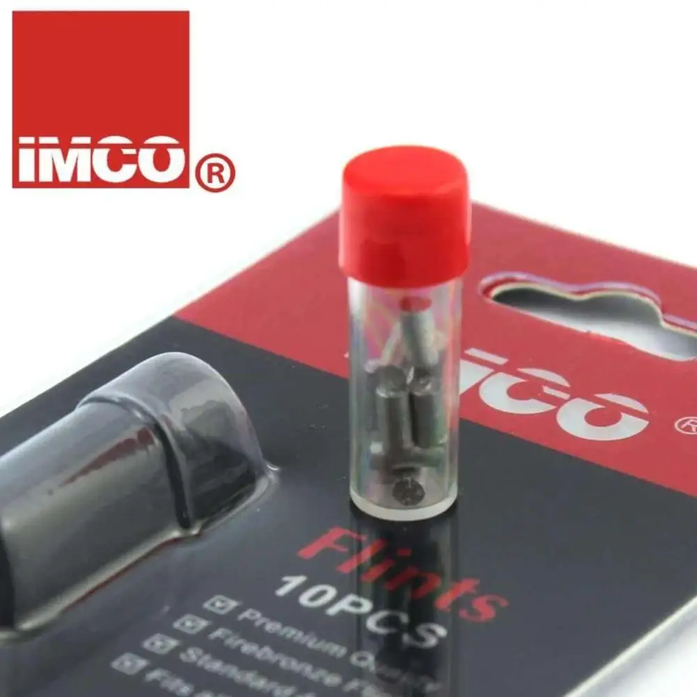 Оригинальные камни IMCO Flints для бензиновой зажигалки 10 шт. сменный диспенсер
