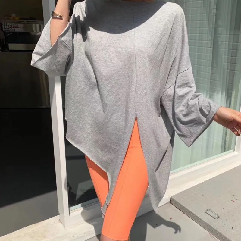 LANMREM одноцветные со складками четыре штаны женские леггинсы повседневные дикие