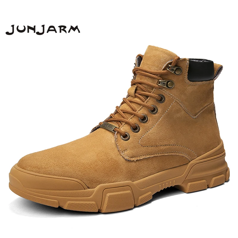 Мужские ботинки для улицы JUNJARM 2020 мягкая амортизирующая микрофибра качественные
