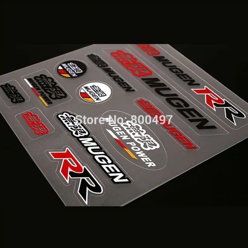 New Style Car Styling Window Rearview Mirror Door Handle Body Stickers Decoration Decal Set for Mugen Power | Автомобили и