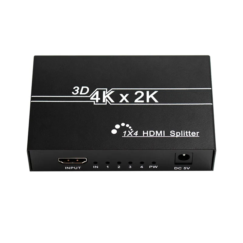 1x4 HDMI сплиттер 4K Full HD 1 в 4 выхода для Светодиодный HDTV монитор проектор Mi Box3 PS4 XBOX One