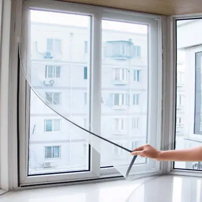 

Faroot Magnetic Window Mesh Door Curtain Snap Net Guard Mosquito Fly Bug Insect Screen