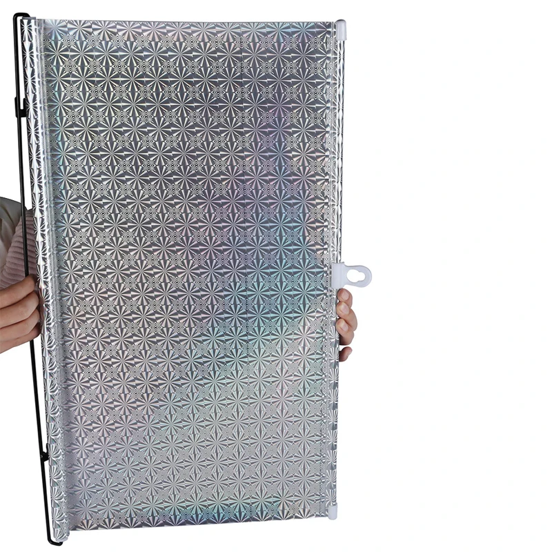 Черные Серебристые роликовые жалюзи на присоске солнцезащитные занавески из ПВХ