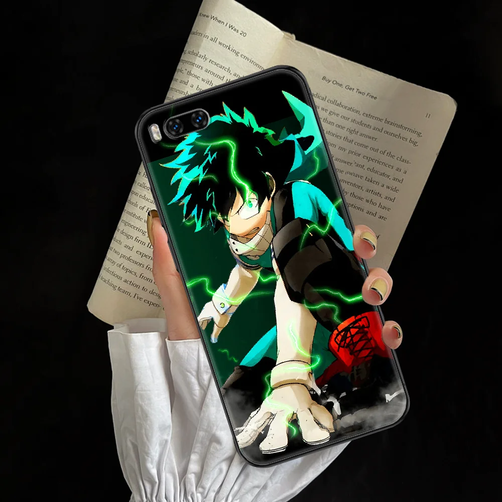 Чехол для телефона Midoriya Izuku с героями моя геройская Академия для Xiaomi Mi Max Note 3 A2 A3 8 9 9T 10 Lite Pro Ультрачерный трендовый Модный чехол (art.: 3920b697c72e3) - 3920b697c72e3