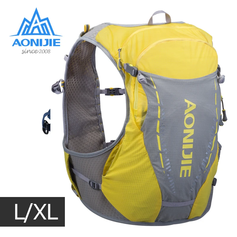 Koop Aonijie 10L Hydratatie Rugzak Ultra Vest Pack Tas Lxl Size Met 450Ml Zachte Waterzak Fles Voor Running Marathon Wandelen