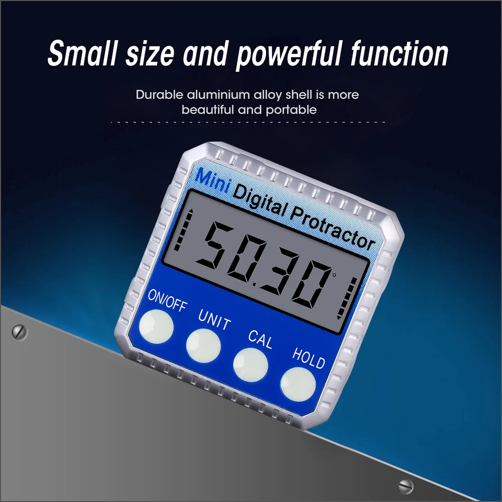 

RZ Angle Protractor Universal Bevel 360 Degree Mini Electronic Digital Protractor Inclinometer Tester Tools MT2011