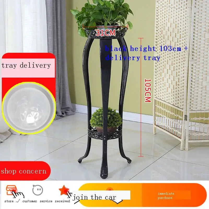 

Support Pour Plante Decoration Exterieur Decor Planten Standaard Dekoru Balkon Shelf Balcony Plant Stand Flower Iron Rack