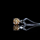 BOEYCJR 925 серебро 1ct2ct бокал для шампанского Муассанит VVS1 обручальные кольца Элегантное свадебное ожерелье с подвеской для женщин Подарок на годовщину
