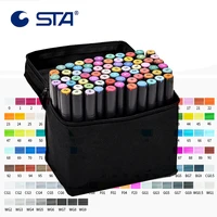 20pcs sketch markers alcohol ink pen dual head professional art markers for mangs office school supplies