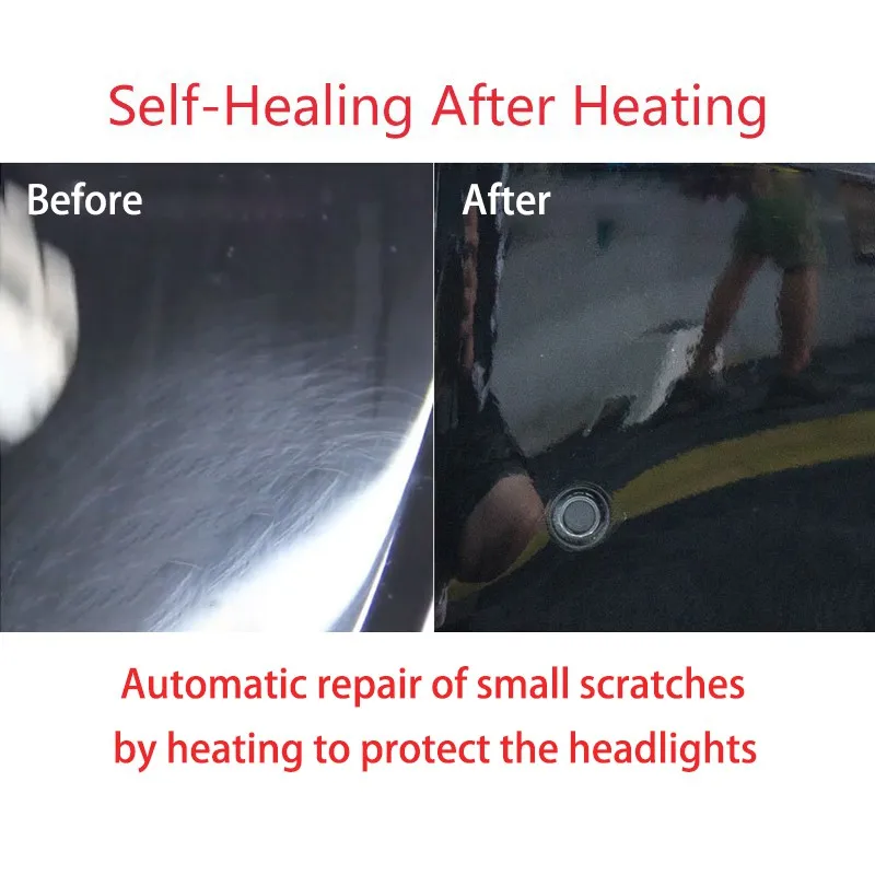 Автомобильная бронированная Тонировочная пленка для передних фар 30 см x 10 м