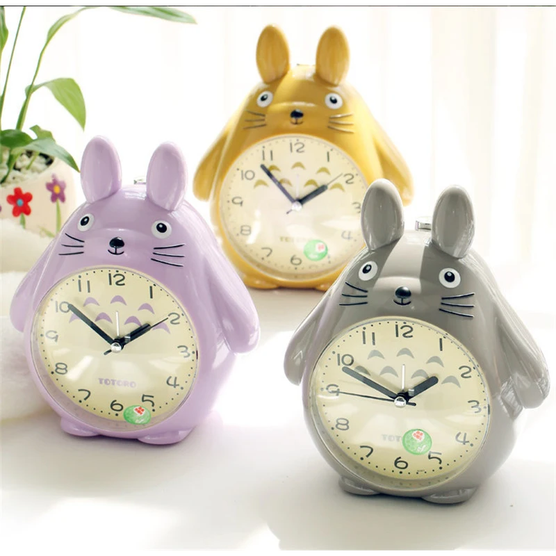 Кварцевые настольные часы Totoro современный таймер будильник Домашний Детский