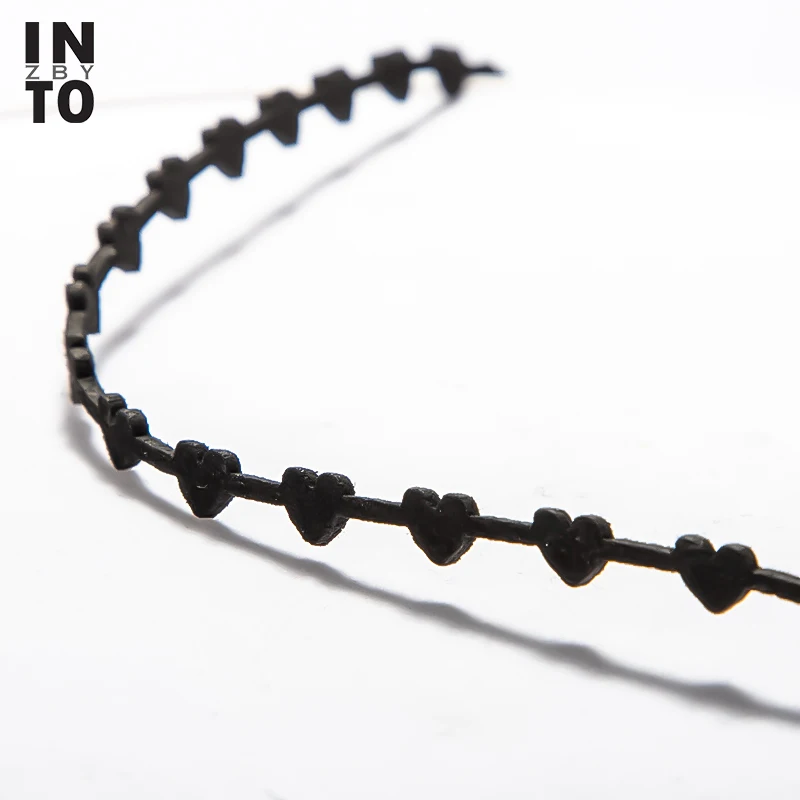 Женское кожаное ожерелье Into классическое черное колье-чокер в форме сердца