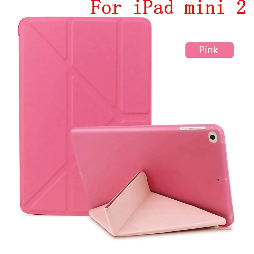 For iPad mini 2 Чехол Floveme для i Pad Air 2 Шелковый чехол для i Pad Mini 2 4 5 складной тонкий полный защитный чехол для i Pad Pro 9,7 12,9 - Цвет: For iPad mini 2