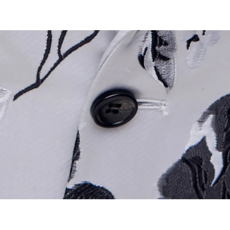 Мужской Блейзер Shenrun Модный облегающий жаккардовый пиджак с цветочным принтом