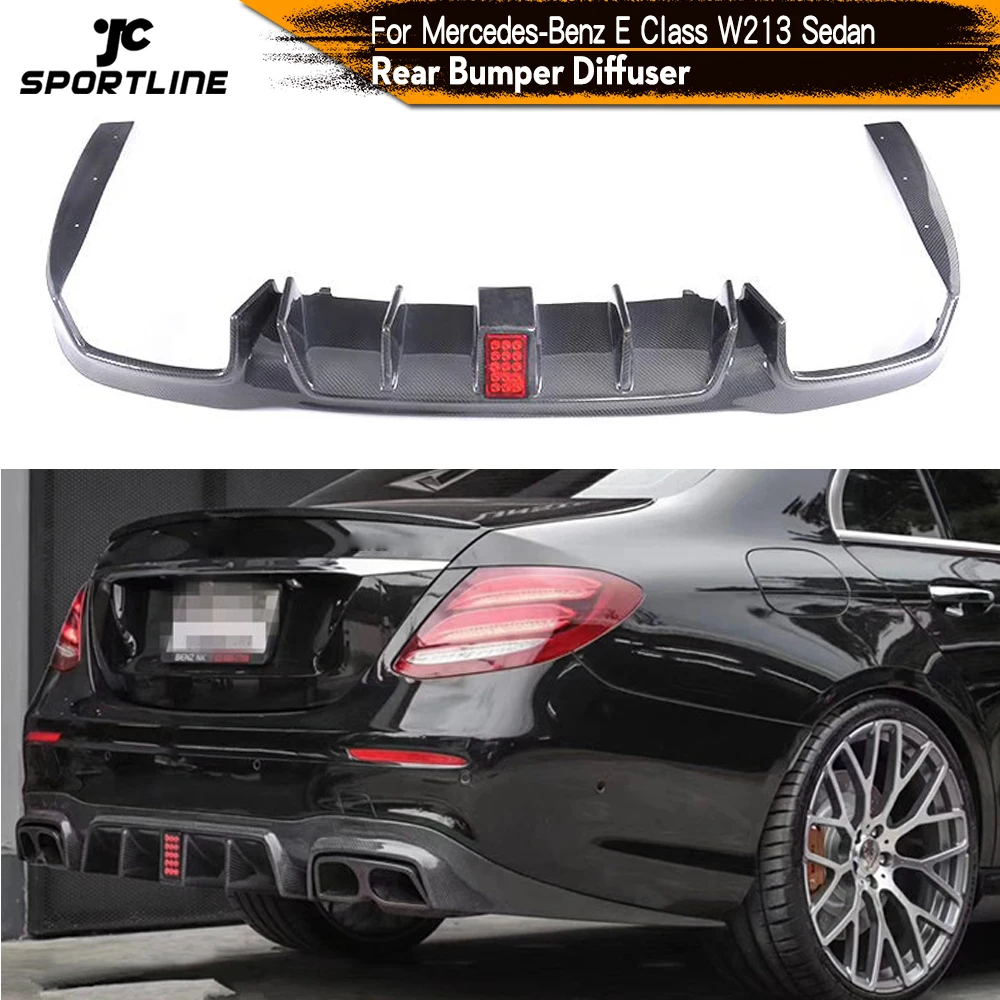 Для Mercedes Benz E250 E350 E400 E43 AMG E63 задний бампер спойлер углеродное волокно